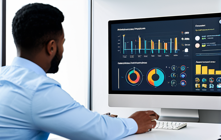 A diverse team of professional digital marketers, fully clothed in modern business attire, collaborating around a large interactive screen in a sleek, well-lit office. The screen displays a complex dashboard with subtle icons representing various advertising platforms like Google Ads, Meta, TikTok, and LinkedIn, alongside data visualizations. They are engaged in a strategic discussion, pointing to elements on the screen. The scene conveys collaboration and data-driven decision-making. Appropriate content, safe for work, perfect anatomy, correct proportions, natural pose, well-formed hands, proper finger count, natural body proportions, professional dress, high-quality digital illustration, realistic.