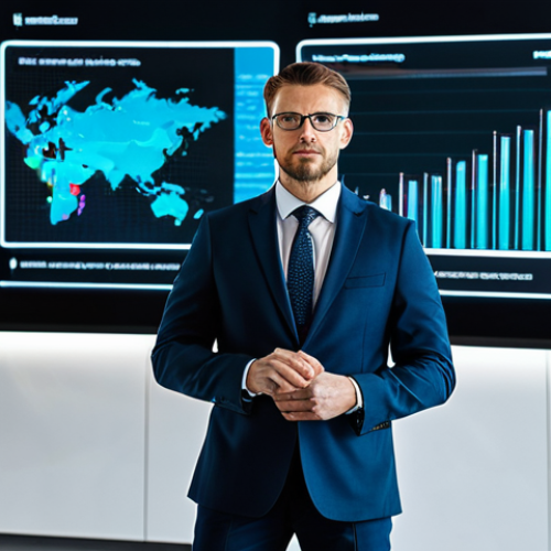 Home 7 A focused adult professional marketing analyst in a modest business suit, standing in a sleek, modern digital marketing office. The analyst is observing a complex holographic data visualization that illustrates audience psychographics and behavioral segmentation, emphasizing deep insight and precise targeting. The scene is well-lit, professional photography, showcasing perfect anatomy, correct proportions, well-formed hands, and natural body proportions, with a natural pose. This is safe for work, appropriate content, fully clothed, professional dress, and family-friendly.