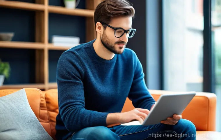 각 산업별 효과적인 디지털 광고 타겟팅 - Online Consumer's World**
Prompt: "A diverse young adult (20s-30s), wearing a stylish yet comfortab...