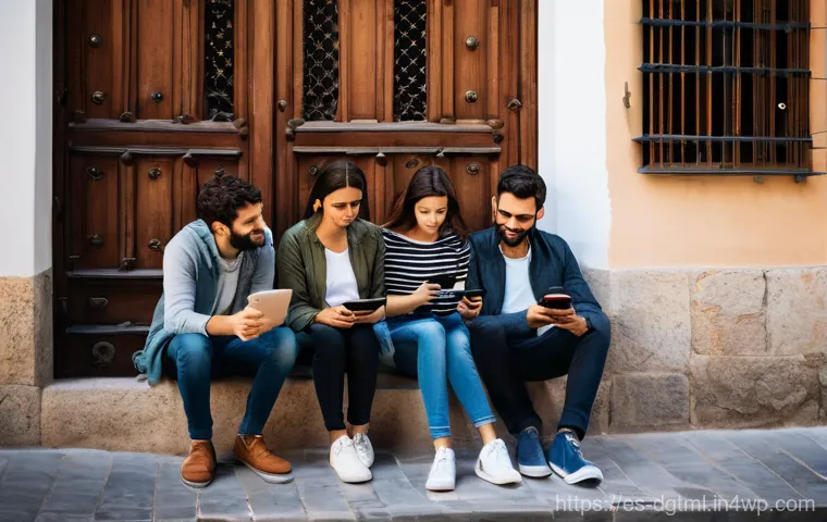 디지털 광고 타겟팅 전략과 고객 충성도 - A diverse group of Spanish individuals from various demographics (e.g., a young tech enthusiast in M...